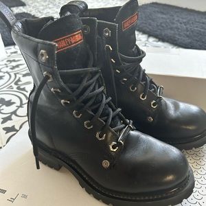 Harley Davidson combat boots